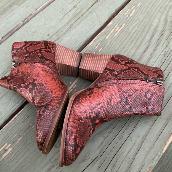 Madewell Womens The Rosie Ankle Boots Booties Brown Black Leather Side Zipper 6 - Picture 5 of 11